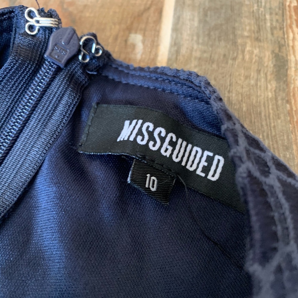 ✨ Missguided Blue Snake Print Jumpsuit Strapless - Picture 13 of 16